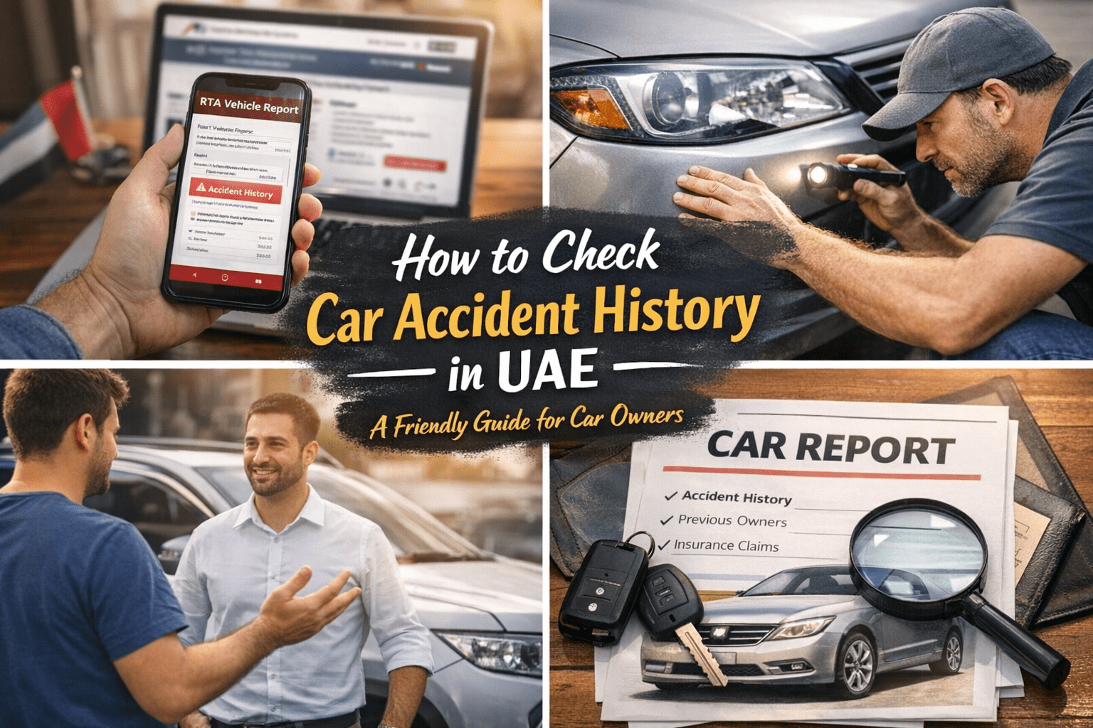How to check car accident history in UAE